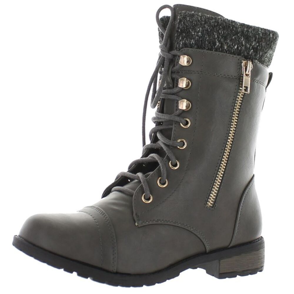 Forever Link Mango-31 Grey Womens boots 9 NEW